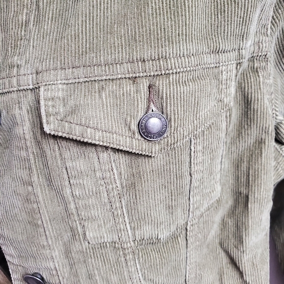 Eddie Bauer Green corduroy jacket cottage core - Picture 3 of 8